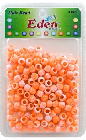 [BR9WORA] Eden 2 Tone XLG Blister Med Round Bead-Orange#BR9WORA-pk