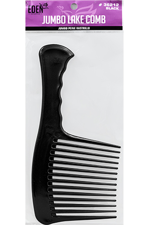 [EDN36212] Eden Jumbo Rake Comb(Black 12pc/dz)#36212-dz