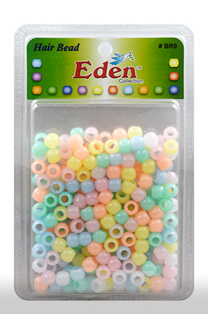 [BR89AST] EDEN XLG Blister Med Round Bead Pastel #BR89-AST - pk