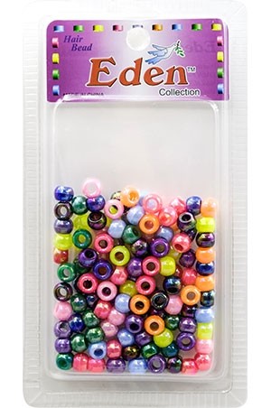 [EDN22201A] Eden SM Blister Round Bead-AB Asst #BR2AAB -pk