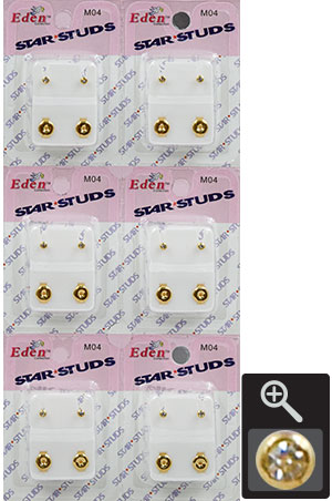 Eden Star Stud Earring #M04-pc