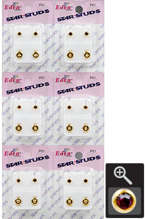 Eden Star Stud Earring #P01-pc