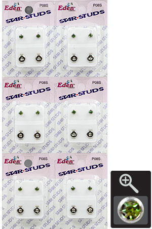 Eden Star Stud Earring #P08S-pc