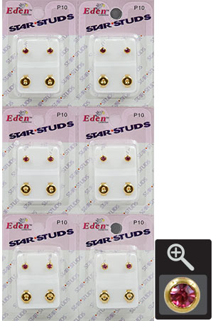 Eden Star Stud Earring #P10-pc