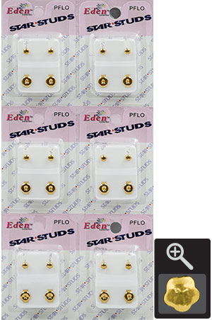 Eden Star Stud Earring #PFLO-pc