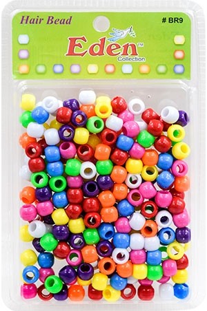 [WR9139AB] Eden XLG Blister Med Round Bead-#2 Asst #BR9-139AB -pk
