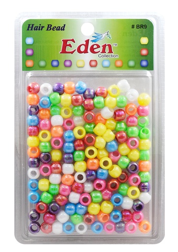 [BR9139AB] Eden XLG Blister Med Round Bead -Asst #BR9139AB -pk