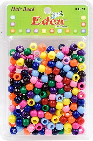 [WR9AST] Eden XLG Blister Med Round Bead-Asst #BR9-AST -pk