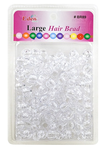 [BR89C] Eden XLG Blister Large Round Bead -Crystal #BR89C -pk