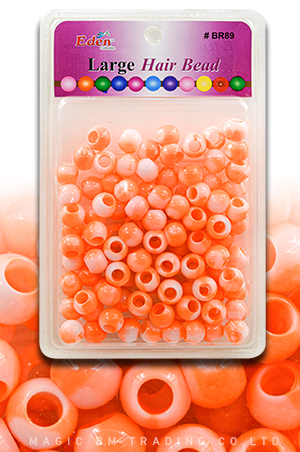 Eden XLG Blister Round Bead-Orange#BR89WORA-pk