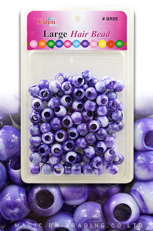 Eden XLG Blister Round Bead-Purple#BR89WPUR-pc
