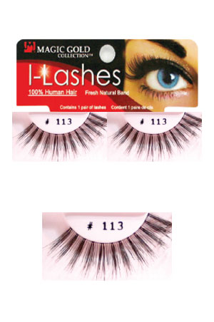 [MG91872] Eyelashes #113 Black (Magic Gold)