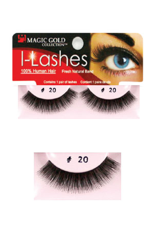 [MG91866] Eyelashes #20 Black (Magic Gold)