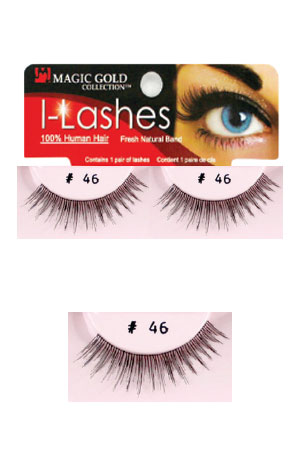 [MG91868] Eyelashes #46 Black (Magic Gold)