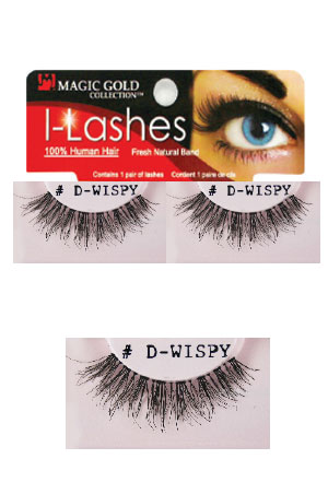 [MG91896] Eyelashes #D-WISPY Black (Magic Gold)