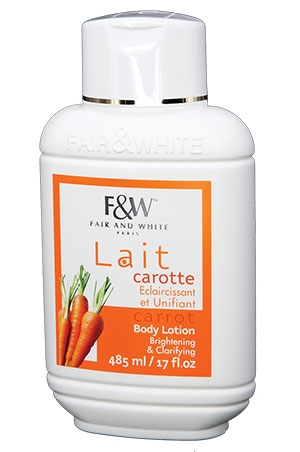 [FNW00552] Fair & White Carrot Body Lotion (485ml/17oz)#72