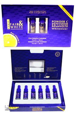 [FNW00081] Fair & White Powder C Facial Treatment kit [6pcs/Ds]#31