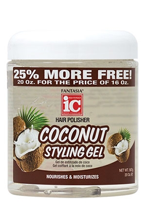 [FAN02200] Fantasia IC Coconut Styling Gel (20 oz) #94B