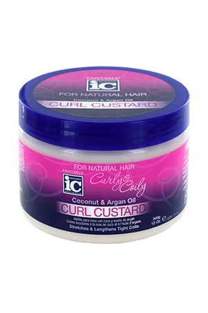 [FAN03615] Fantasia IC Curly & Coily Curl Custard (12oz) #101