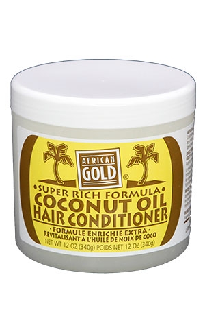 [AFG00556] African Gold Coconut Oil Hair Conditioner(12oz) #2 disc