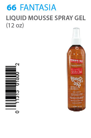 [FAN01800] Fantasia Liquid Mousse Spray Gel (12oz)#66