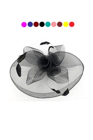 [MG97596] Fascinator Hat with Clip On#7596[ASST] - pc