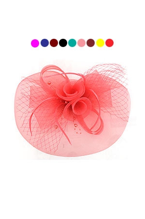 [MG97599] Fascinator Hat with Clip On#7599[ASST] - pc