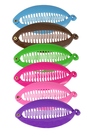 [MG23559] Fish Comb #2355 Black - dz