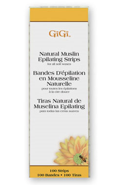[GIG06000] GiGi Natural Muslin Epilating Strips(1.75"x4.5")-100pk#8
