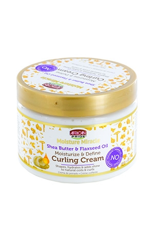 [AFP15912] African Pride Moist MiracleSheaBu&FlaxseedCurlCream(12oz)#77