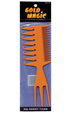 Gold Magic 3 in 1 Bendy Comb -dz