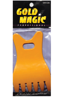 [MG00026] Gold Magic Claw Comb -dz