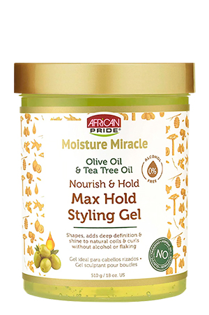 [AFP58593] African Pride MoistureMiracle Olive&Tea Tree Gel(18oz)#98