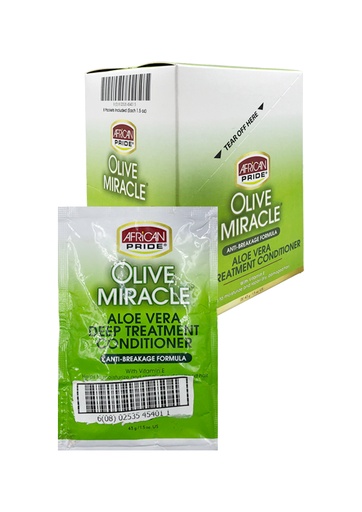 [AFP45401] African Pride Olive Miracle DeepCond.Treat.(1.5 oz/8 pc/ds) #60