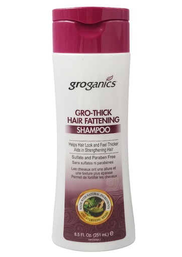 [GRO76086] Groganics Gro-Thick Hair Fattening Shampoo(8.5oz) #3