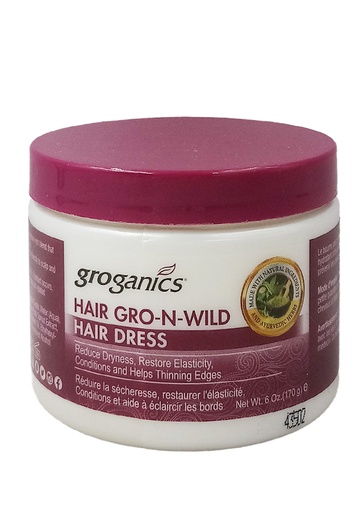 [GRO76081] Groganics Hair Gro-N-Wild Hair Dress(6oz )#14