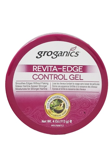 [GRO76090] Groganics Revita-Edge Control Gel (4 oz) #19