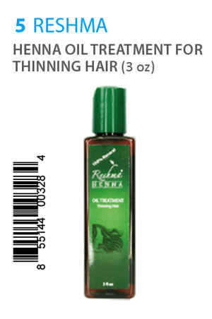 [RES00328] HENNA Reshma Oil Treatment for Thinning Hair (3oz)#5
