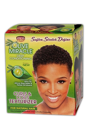 [AFP46600] African Pride Olive Miracle Texturizer Kit #87